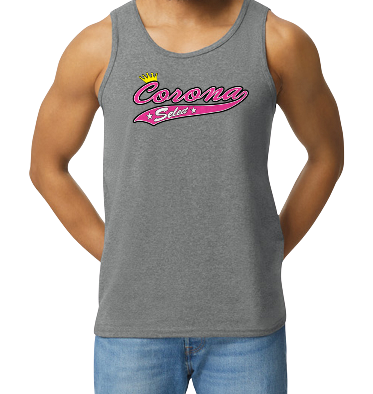 Corona Select Men's Tank Top - Gray (Style 1)
