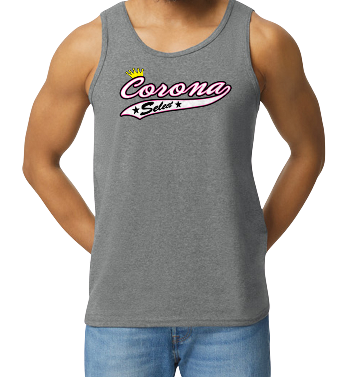 Corona Select Men's Tank Top - Gray (Style 2)