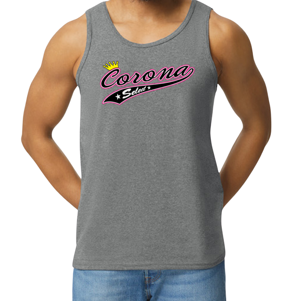 Corona Select Men's Tank Top - Gray (Style 3)
