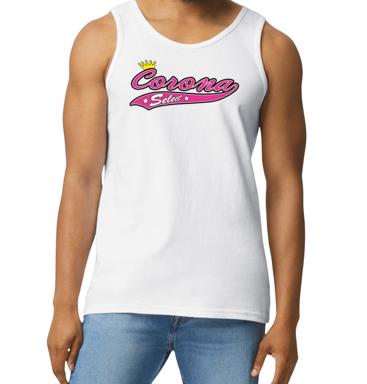 Corona Select Men's Tank Top - White (Style 1)