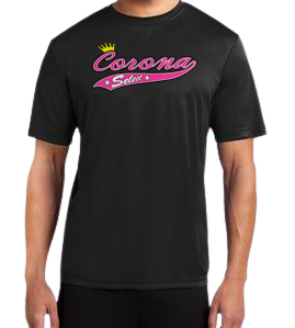 Corona Select Dryfit Performance Tee - Black (Style 1)