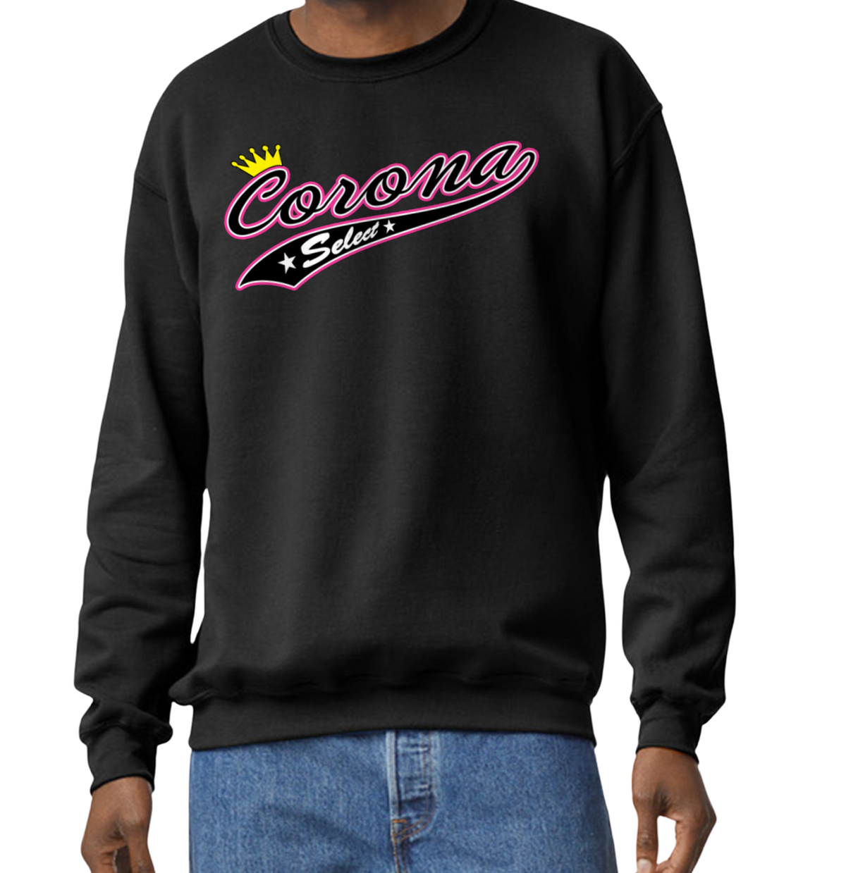 Corona Select Crew Sweatshirt - Black (Style 3)
