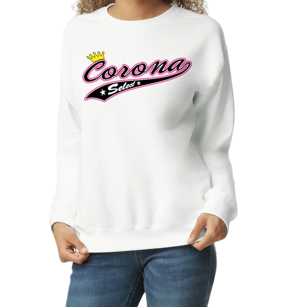 Corona Select Crew Sweatshirt - White (Style 3)