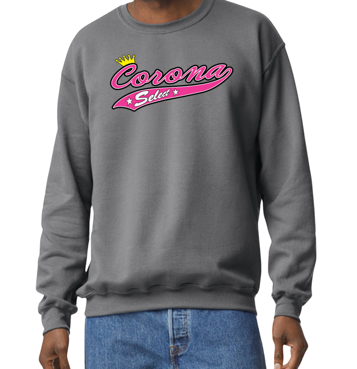 Corona Select Crew Sweatshirt - Charcoal (Style 1)