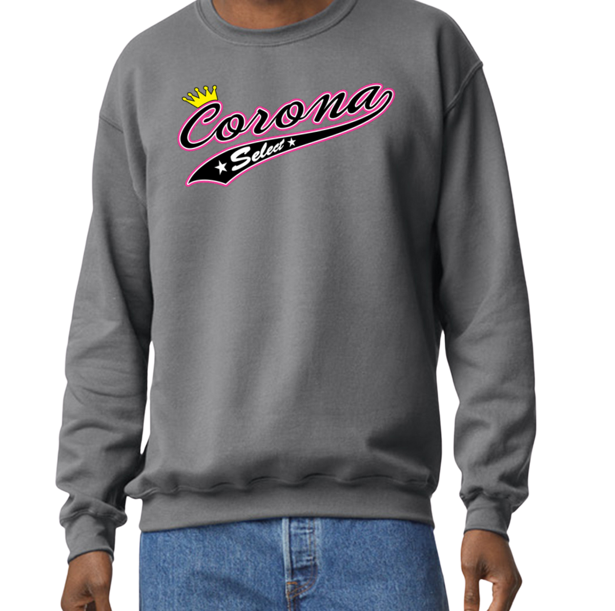 Corona Select Crew Sweatshirt - Charcoal (Style 3)