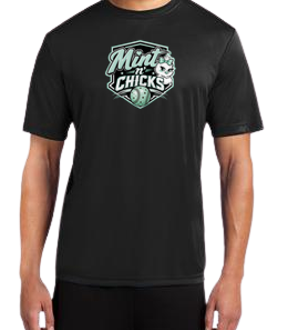 Mint N' Chicks Dryfit Performance Tee - Black