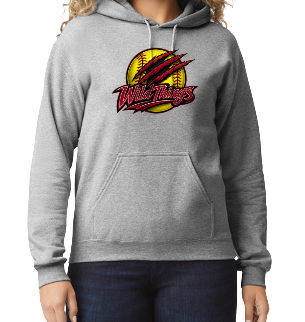 Wild Things Pullover Hoodie - Gray