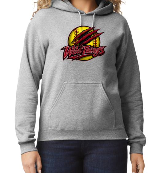 Wild Things Pullover Hoodie - Gray