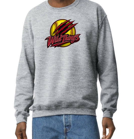 Wild Things Crew Sweatshirt - Gray