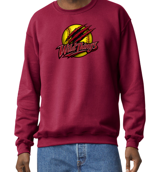 Wild Things Crew Sweatshirt - Cardinal