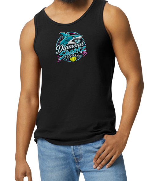 Diamond Sharkz Men's Tank Top - Black