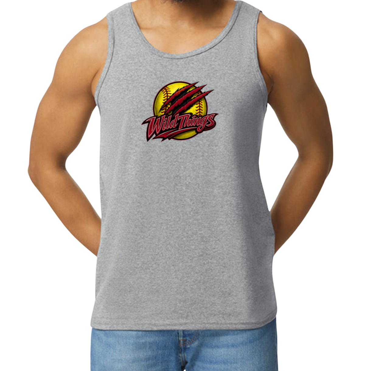 Wild Things Men's Tank Top - Gray