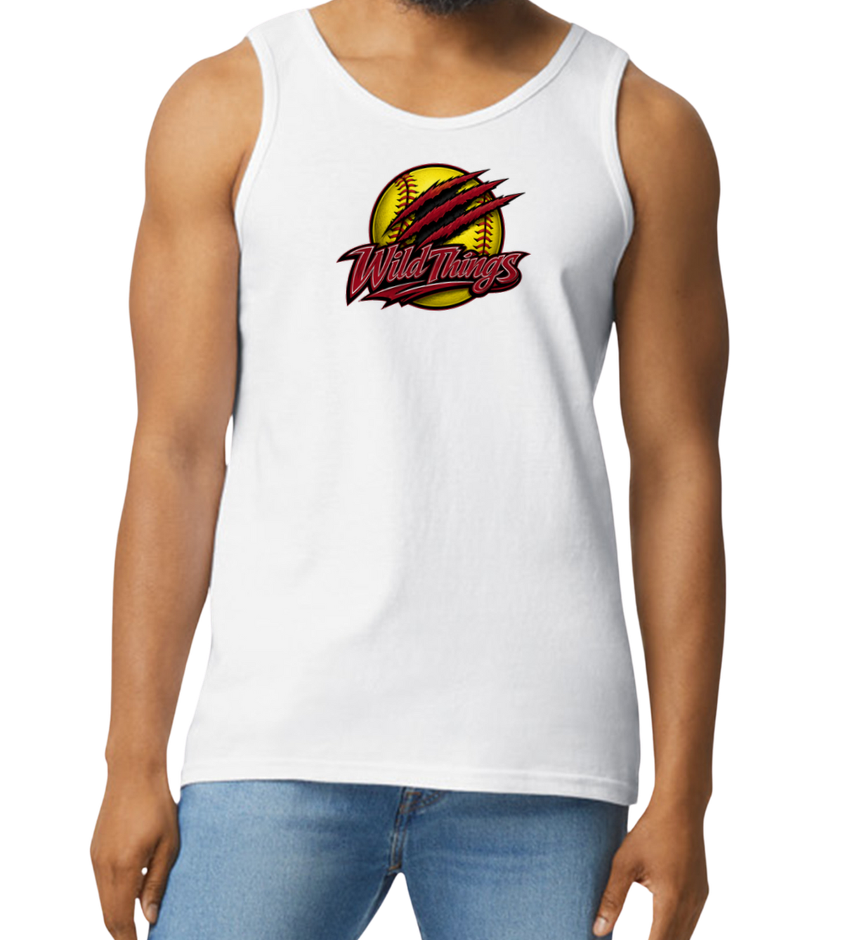 Wild Things Men's Tank Top - White