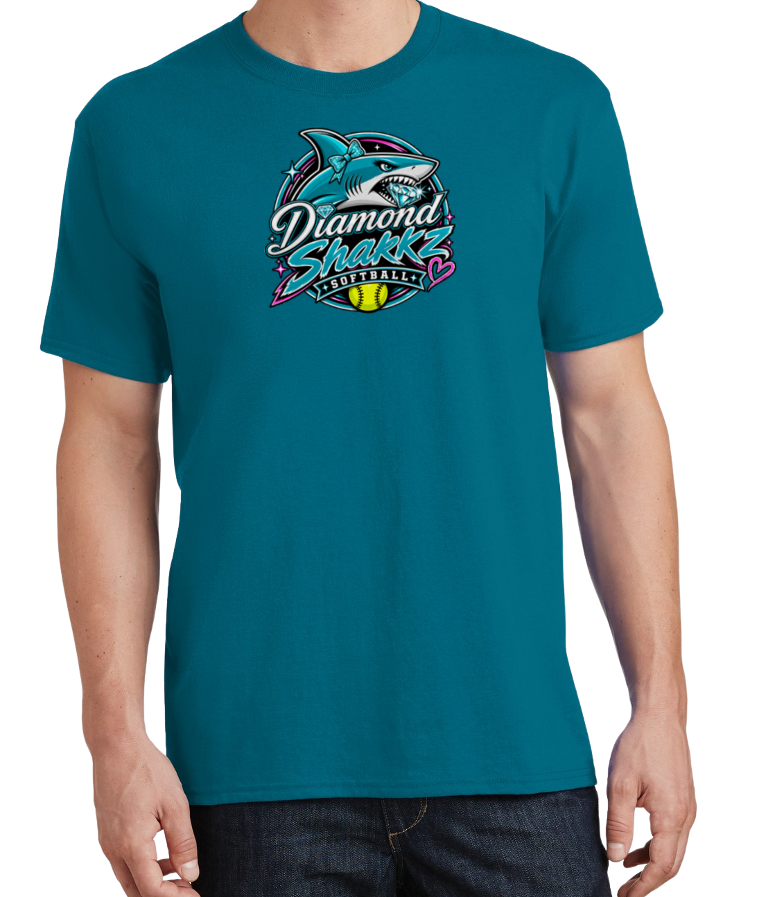 Diamond Sharkz Softstyle T-Shirt - Teal