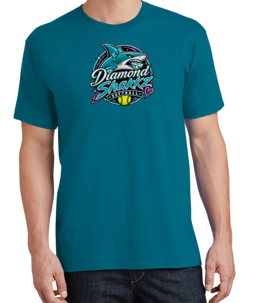 Diamond Sharkz Softstyle T-Shirt - Teal