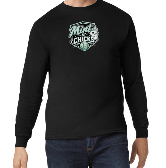 Mint N' Chicks Long Sleeve T-Shirt - Black