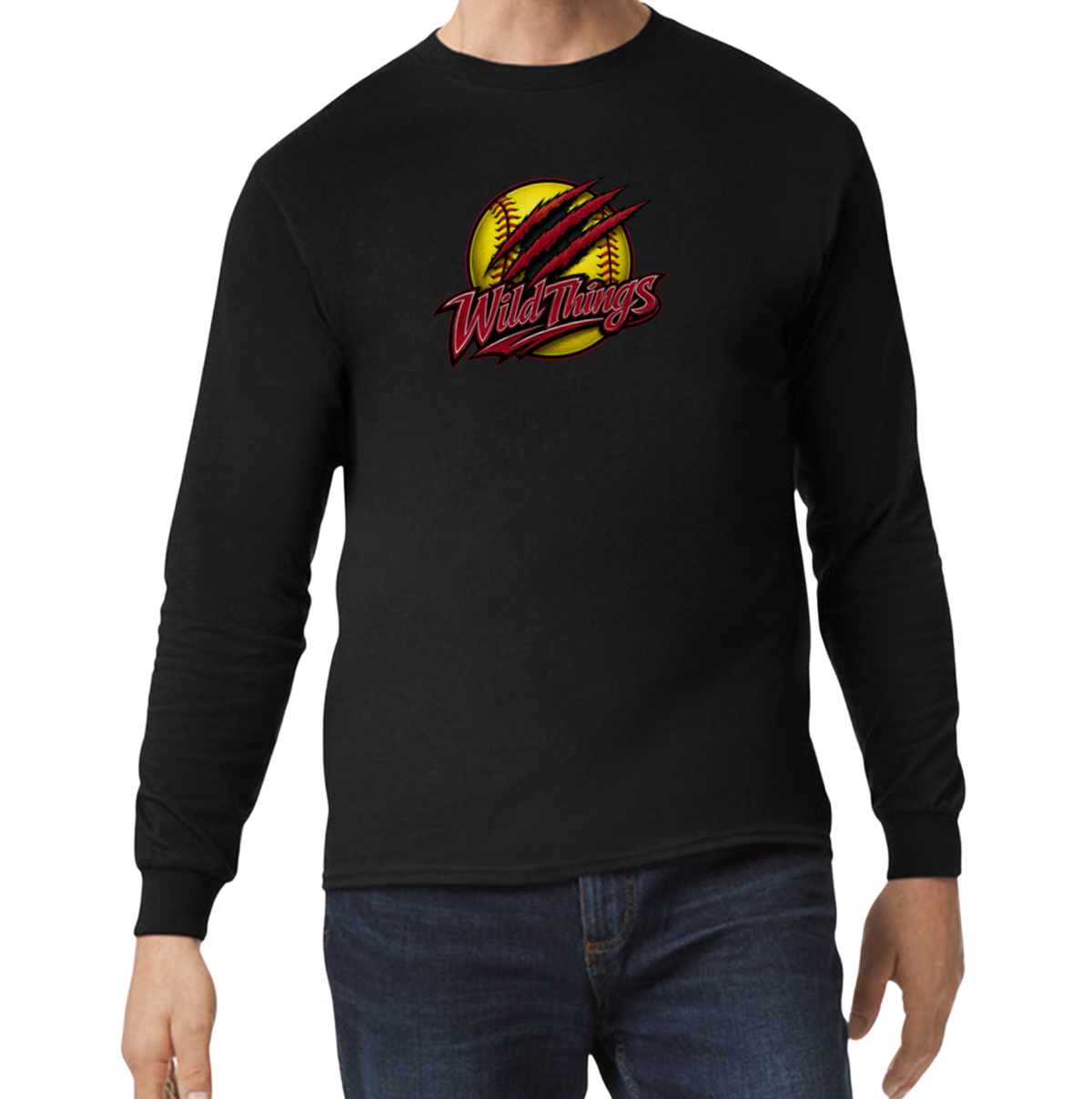 Wild Things Long Sleeve T-Shirt - Black