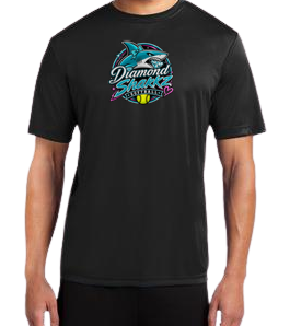 Diamond Sharkz Dryfit Performance Tee - Black