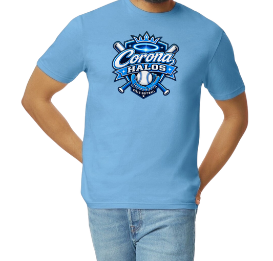 Corona Halos Softstyle T-Shirt - Blue