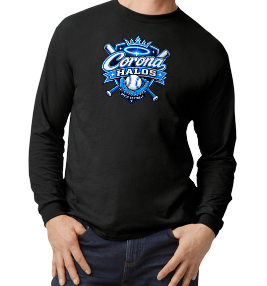 Corona Halos Long Sleeve T-Shirt - Black