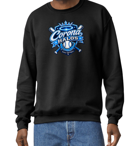 Corona Halos Crew Sweatshirt - Black