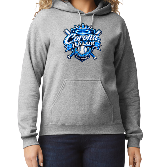 Corona Halos Pullover Hoodie - Gray