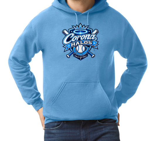 Corona Halos Pullover Hoodie - Blue