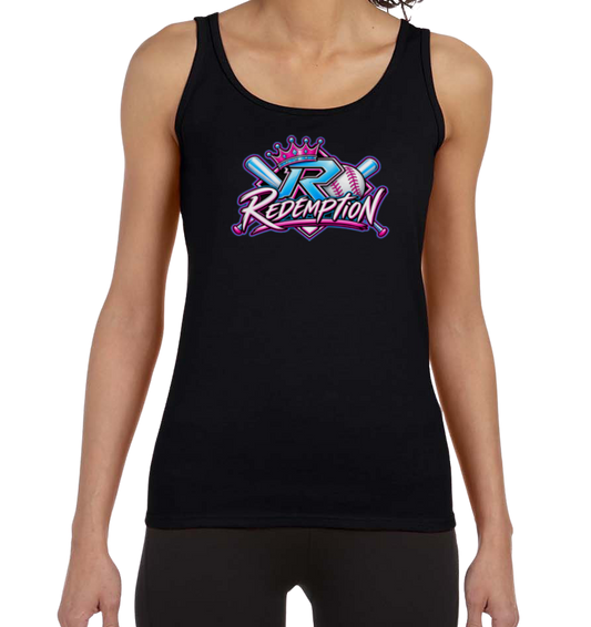 Redemption Softstyle Women's Fitted Tank Top - Black