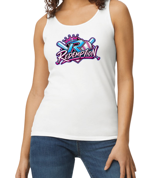 Redemption Softstyle Women's Fitted Tank Top - White