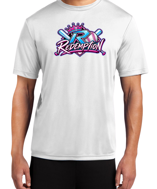 Redemption Dryfit Performance Tee - White