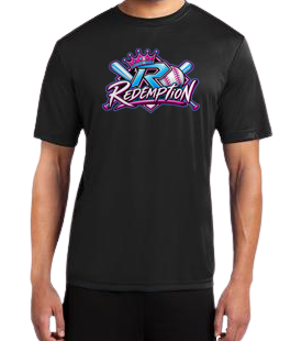 Redemption Dryfit Performance Tee - Black