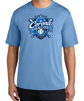 Corona Halos Dryfit Performance Tee - Blue