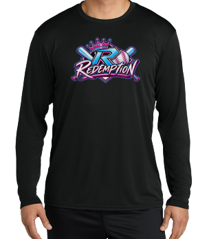 Redemption Dryfit Long Sleeve Shirt - Black
