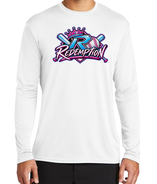 Redemption Dryfit Long Sleeve Shirt - White