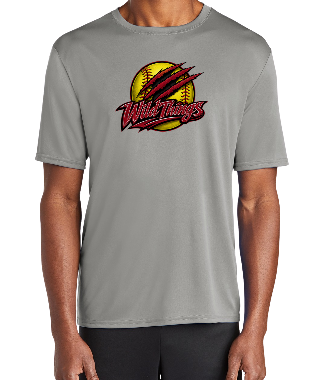 Wild Things Dryfit Performance Tee - Gray