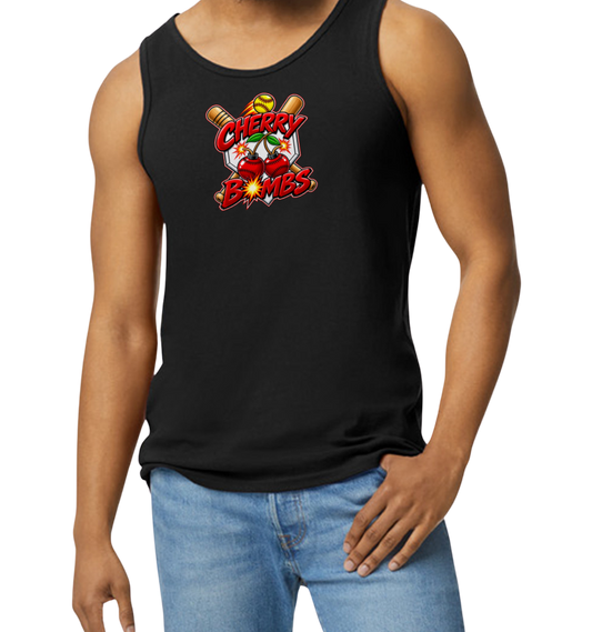 Cherry Bombs Men's Tank Top - Black