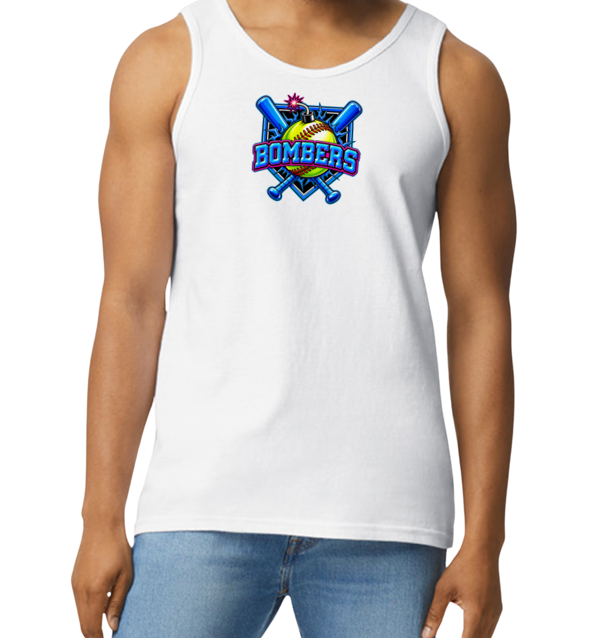 Bombers Men's Tank Top - White