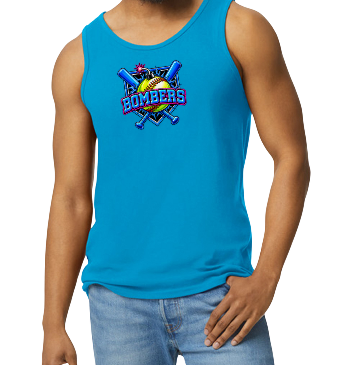 Bombers Men's Tank Top - Blue