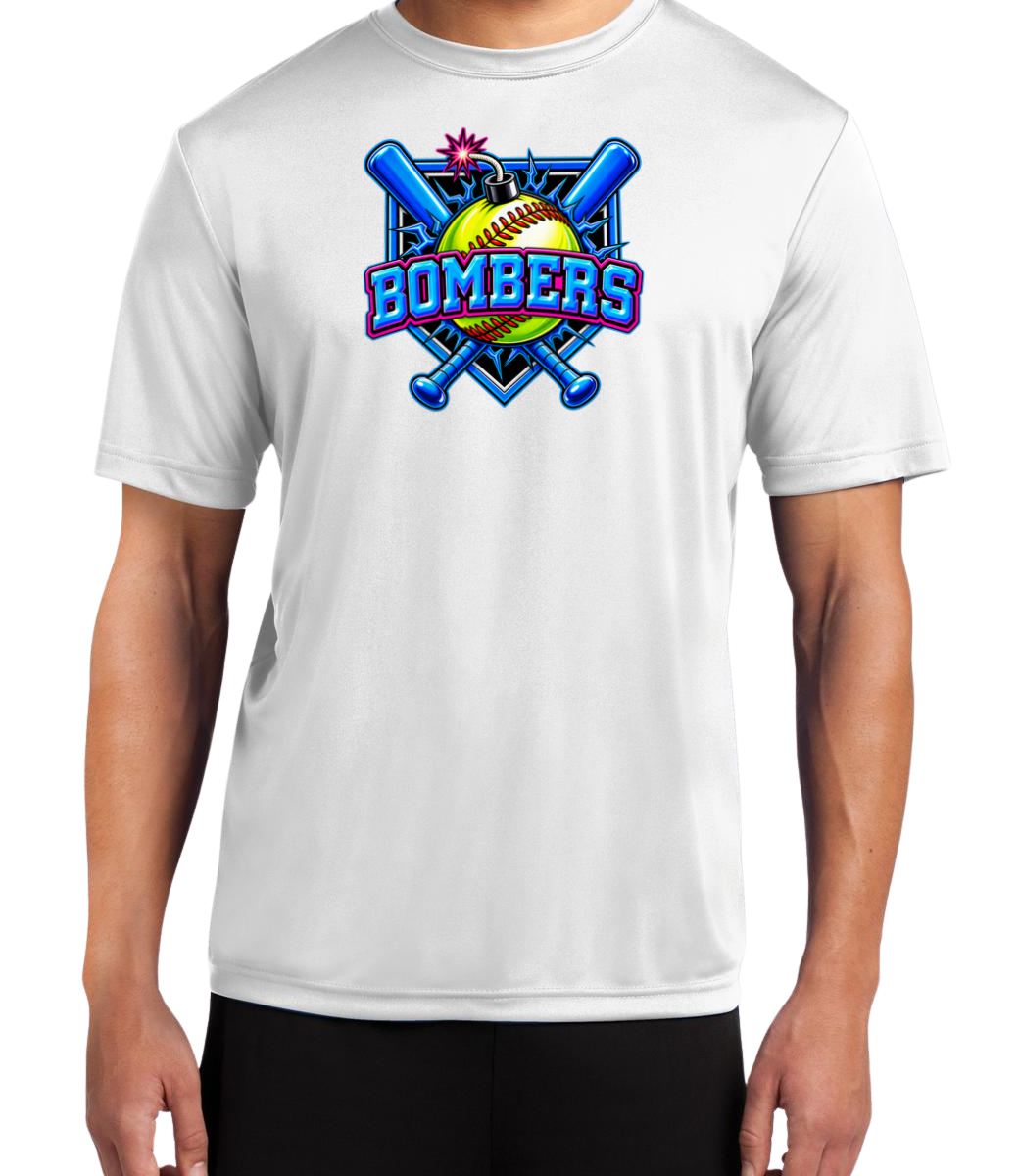 Bombers Dryfit Performance Tee - White