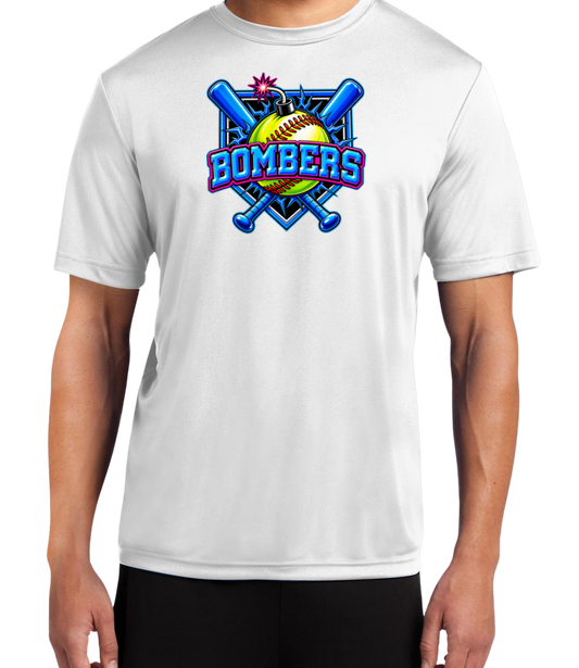 Bombers Dryfit Performance Tee - White