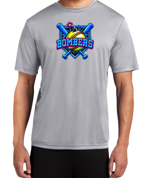 Bombers Dryfit Performance Tee - Gray