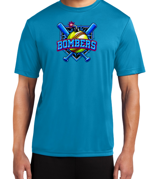 Bombers Dryfit Performance Tee - Blue