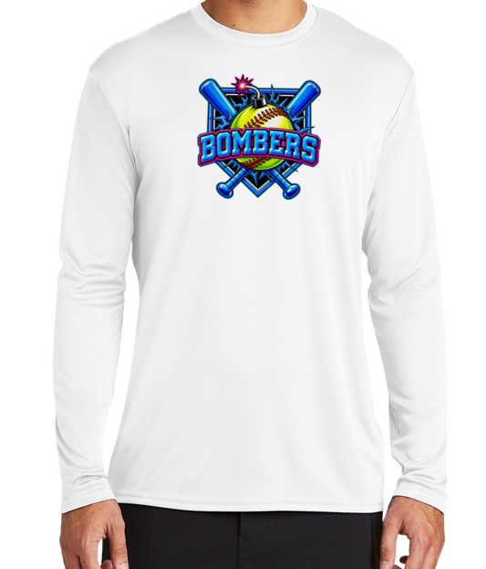 Bombers Dryfit Long Sleeve Shirt - White