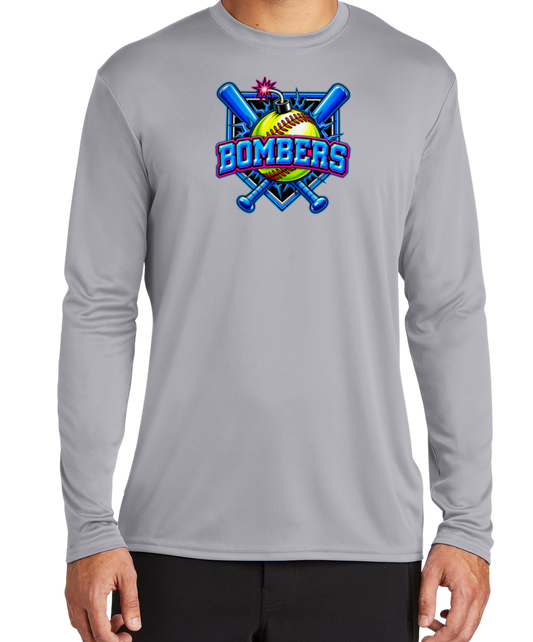 Bombers Dryfit Long Sleeve Shirt - Gray