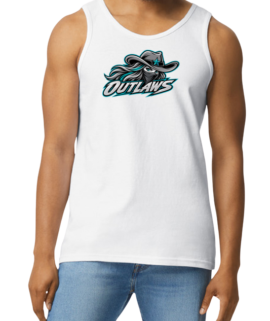 Outlaws Men's Tank Top - White