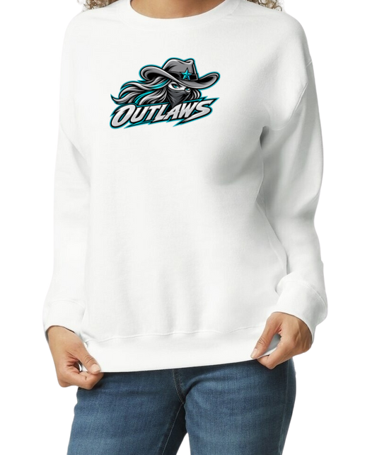 Outlaws Crew Sweatshirt - White