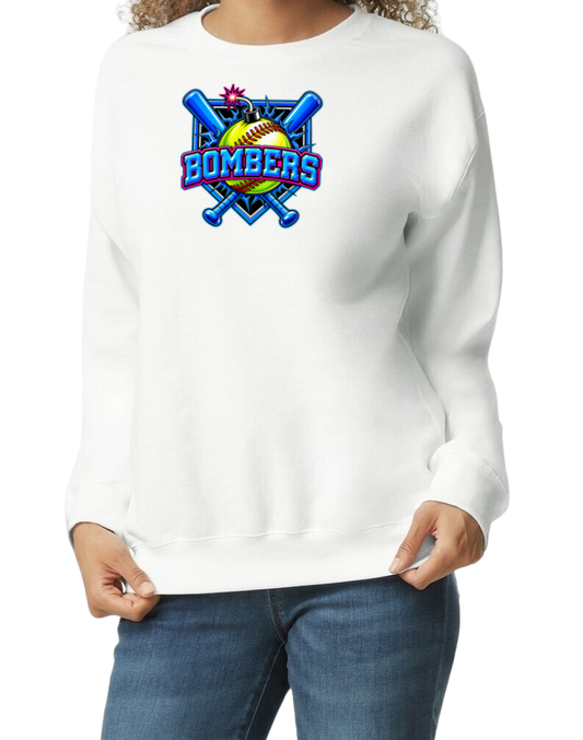 Bombers Crew Sweatshirt - White