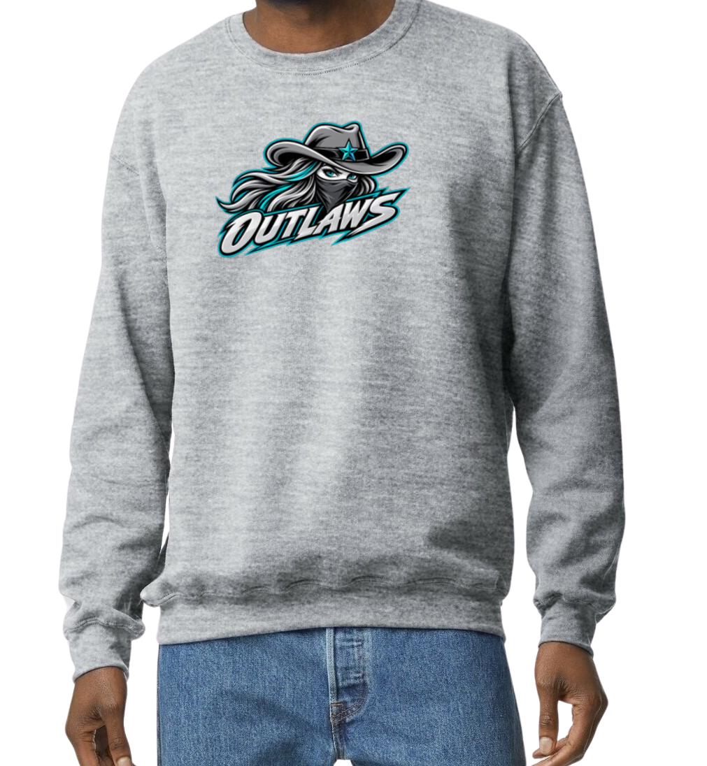 Outlaws Crew Sweatshirt - Gray