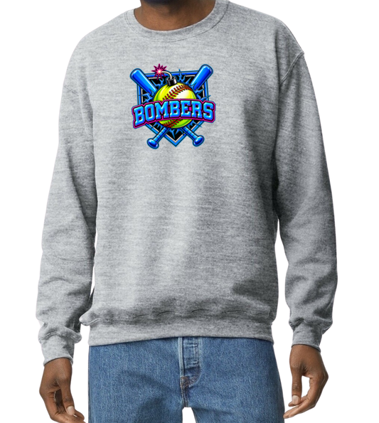 Bombers Crew Sweatshirt - Gray