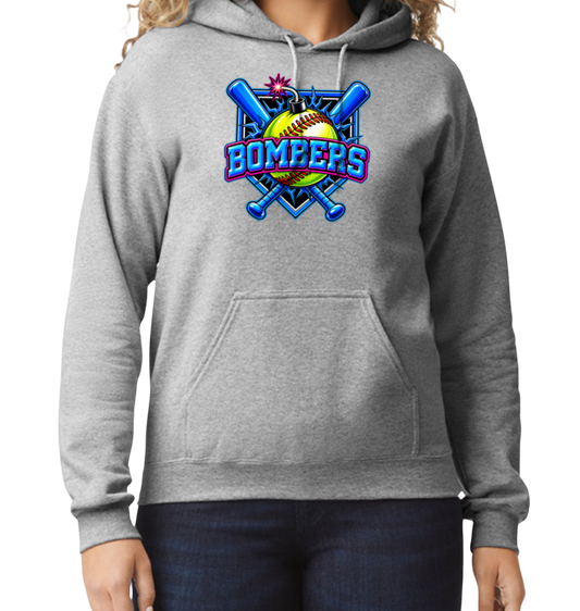 Bombers Pullover Hoodie - Gray